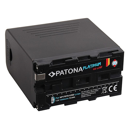 PATONA Platinum Bateria NP-F970 / Powerbank - 10500mAh